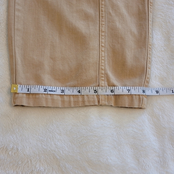 Universal Thread 100% Cotton Khaki  Straight Leg Pants Women's Size 4 - Picture 11 of 14